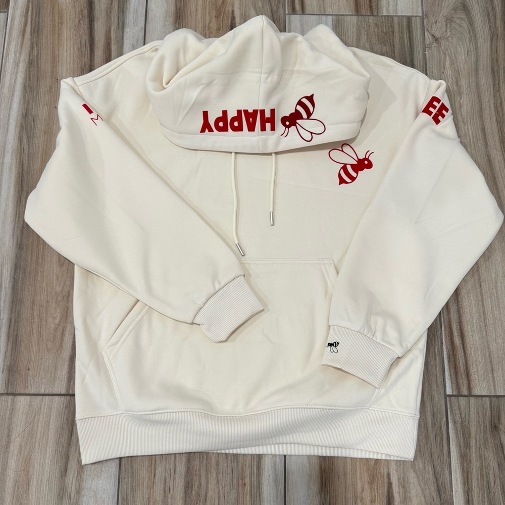 NWT Cream Hoodie Empowering Bee Anything 🐝New Collection